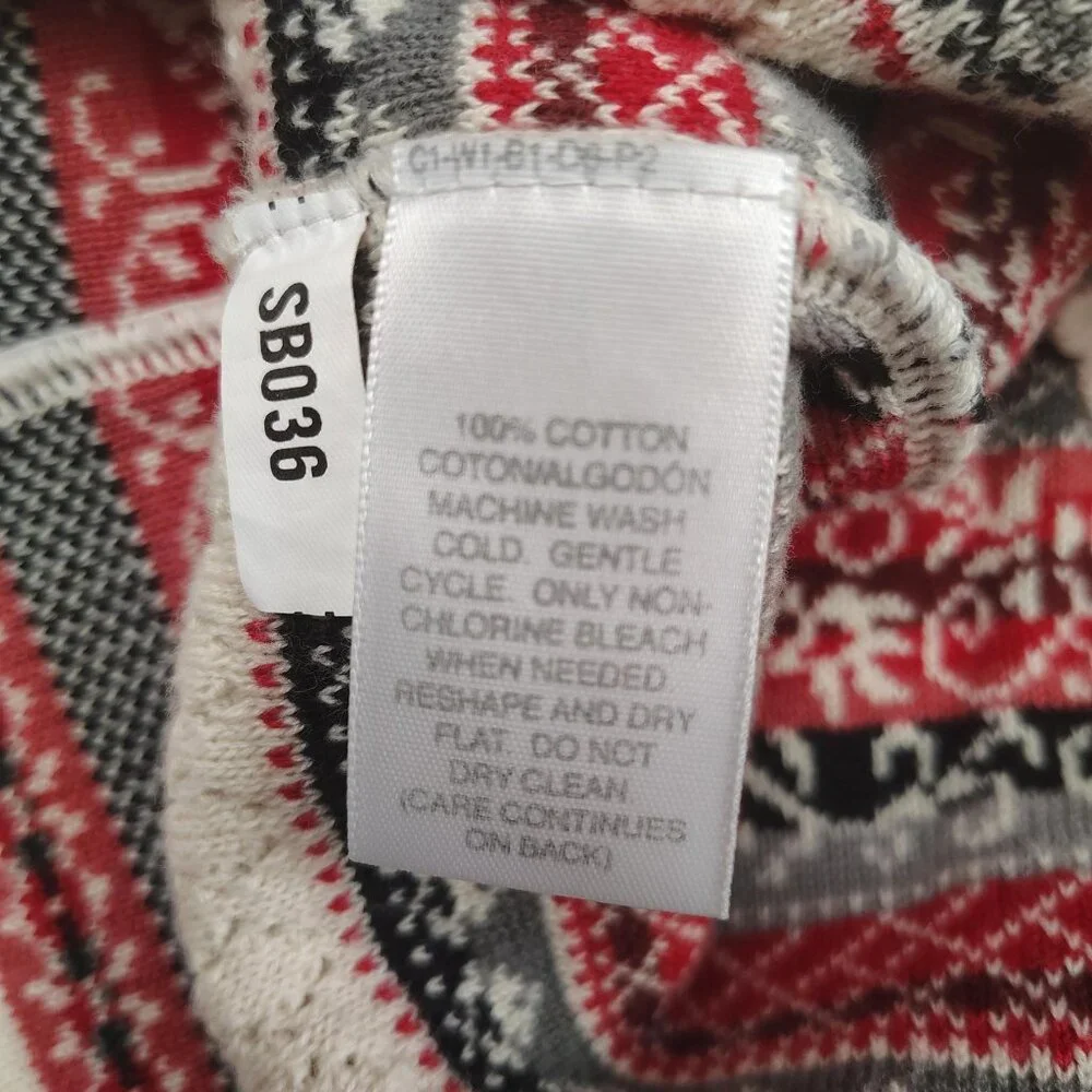 VTG 90's Susan Bristol Sweater Vest Womens Large Cream Fair Isle Nordic - Picture 5 of 8